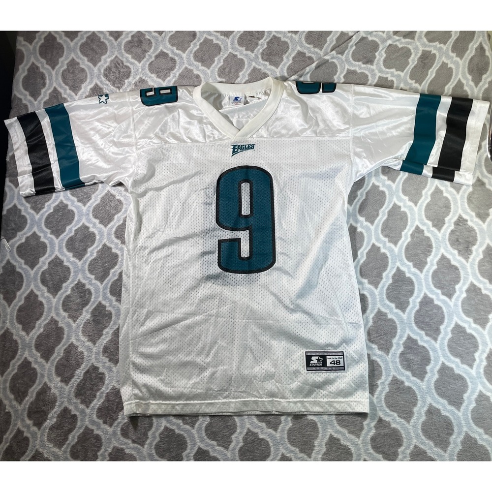 Starter Philadelphia Eagles Jersey Mens 48 L White Rodney Peete 9 Vintage 1995